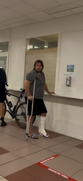 Heavy slwc man hospital video