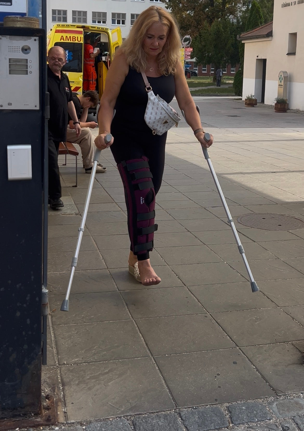 Woman ankle brace video