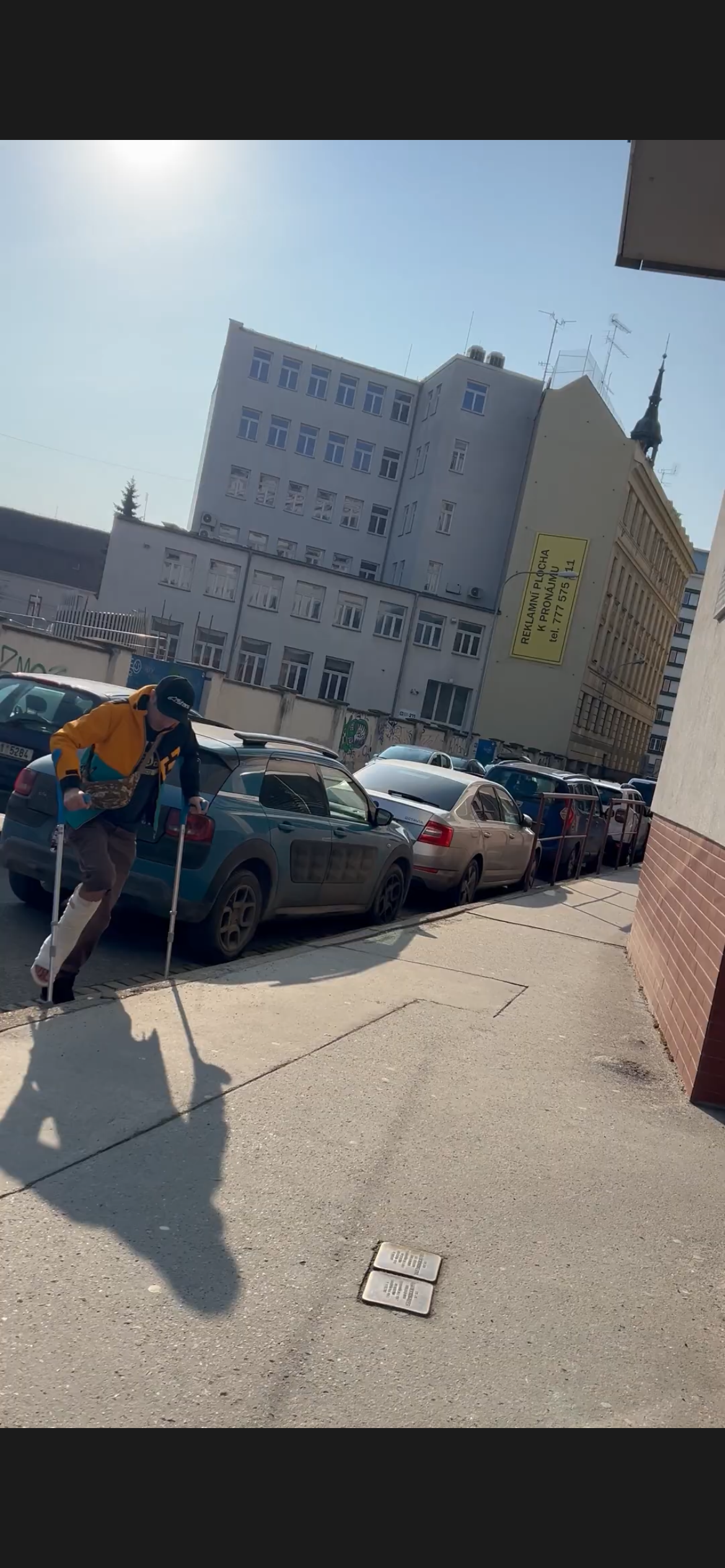 Man slc going to hospital video