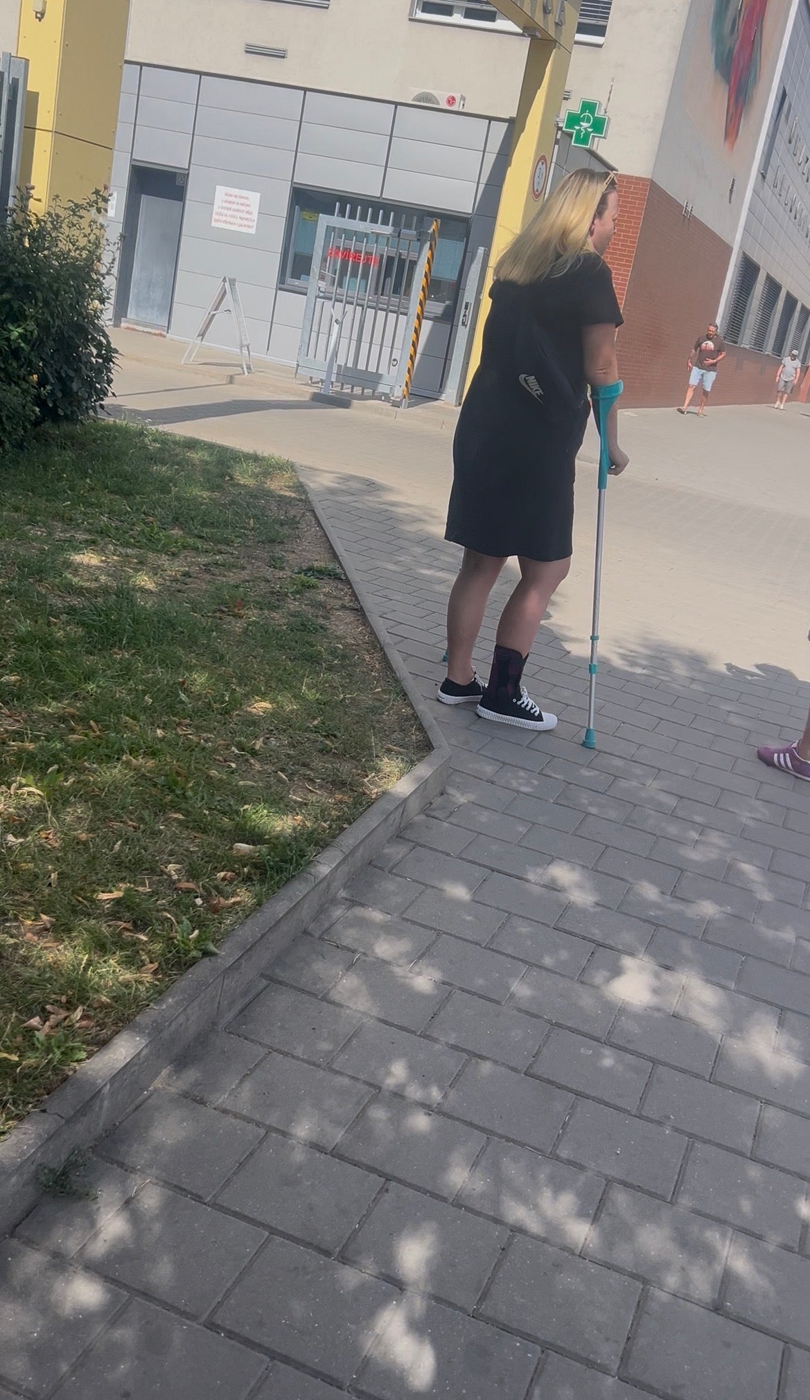 Ankle blond woman video