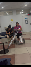 Woman slc wheelchair 2 videos
